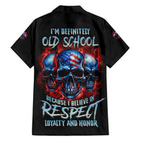 I Believe In Respect 3 Skulls Hawaiian Shirt - Wonder Print Shop