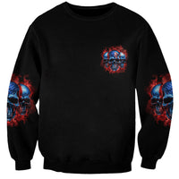 I Believe In Respect 3 Skulls Sweatshirt - Wonder Print Shop