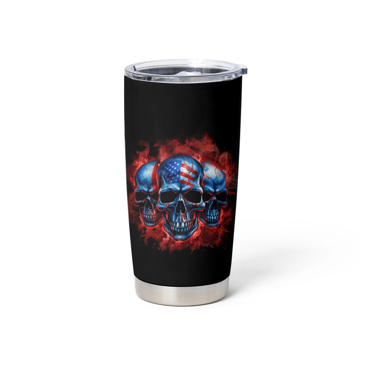 I Believe In Respect 3 Skulls Tumbler Cup - Wonder Print Shop