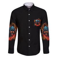 Don't Try To Figure Me Out Skull Reaper Family Matching Summer Maxi Dress and Hawaiian Shirt - Wonder Print Shop