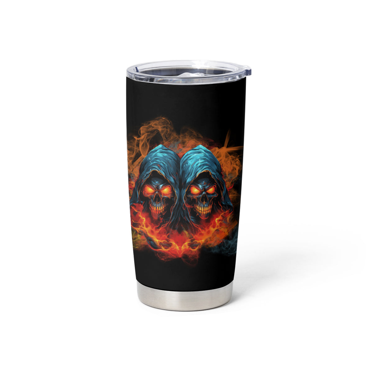 Don't Try To Figure Me Out Skull Reaper Tumbler Cup - Wonder Print Shop