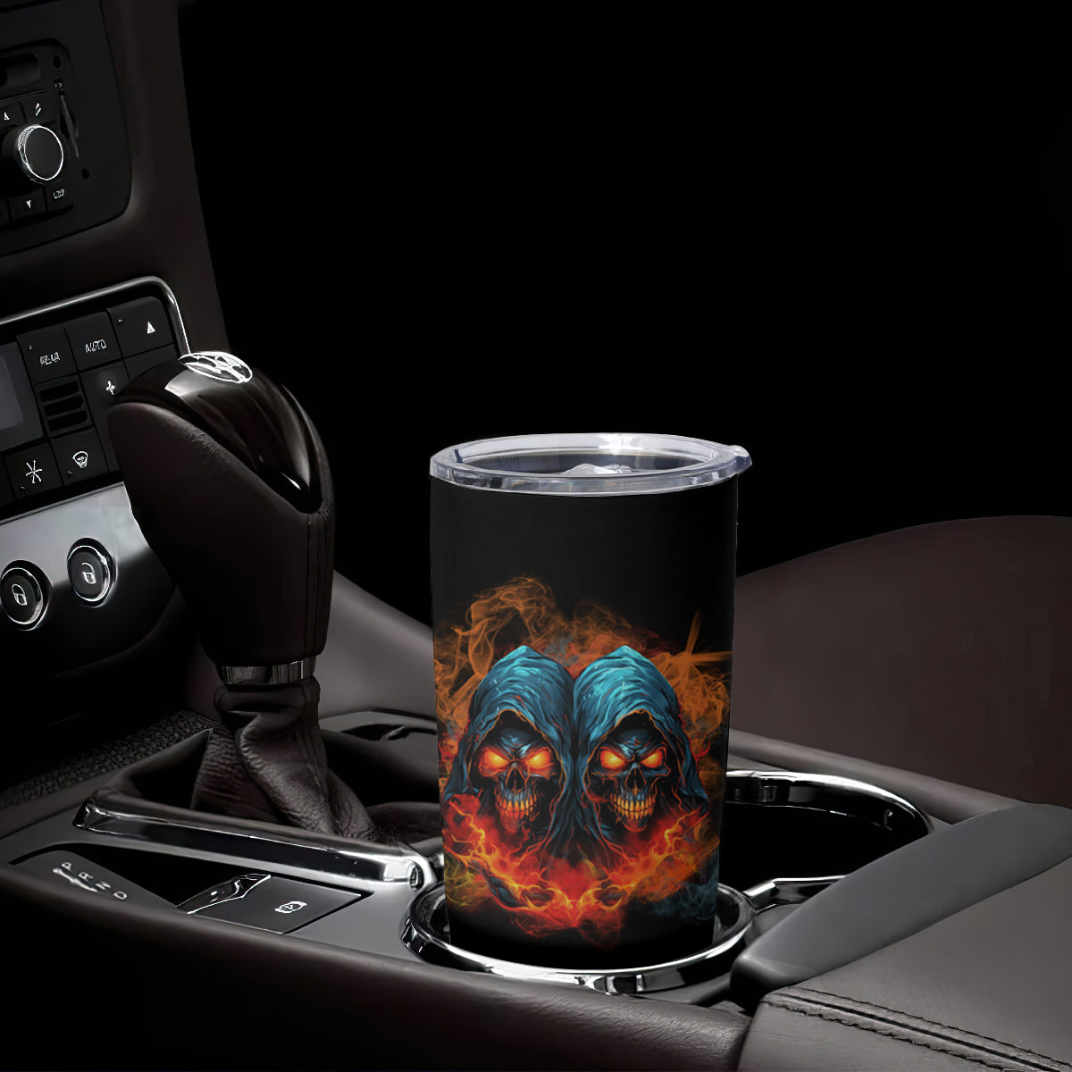 Don't Try To Figure Me Out Skull Reaper Tumbler Cup - Wonder Print Shop