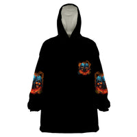 Don't Try To Figure Me Out Skull Reaper Wearable Blanket Hoodie - Wonder Print Shop
