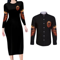 Why Should I Apologize For The Monster Couples Matching Long Sleeve Bodycon Dress and Long Sleeve Button Shirt - Wonder Print Shop
