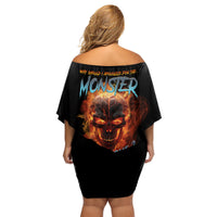 Why Should I Apologize For The Monster Family Matching Off Shoulder Short Dress and Hawaiian Shirt - Wonder Print Shop