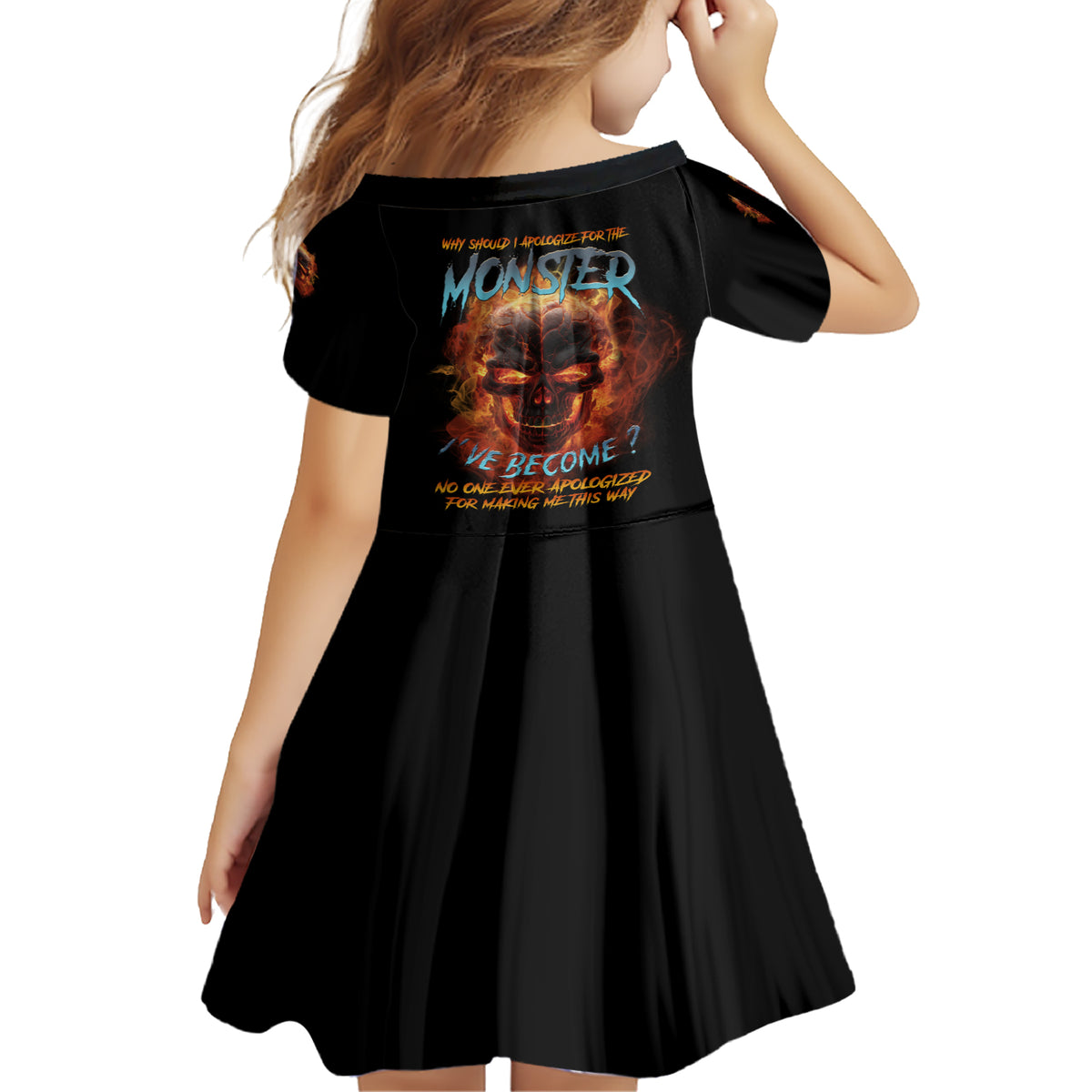 Why Should I Apologize For The Monster Family Matching Short Sleeve Bodycon Dress and Hawaiian Shirt - Wonder Print Shop
