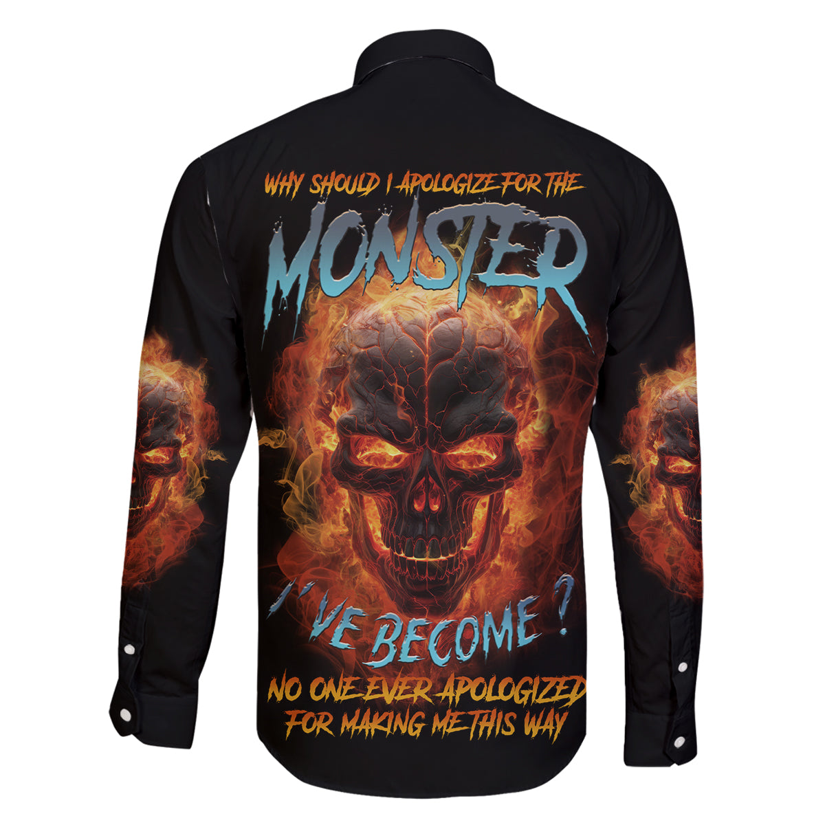 Why Should I Apologize For The Monster Family Matching Tank Maxi Dress and Hawaiian Shirt - Wonder Print Shop