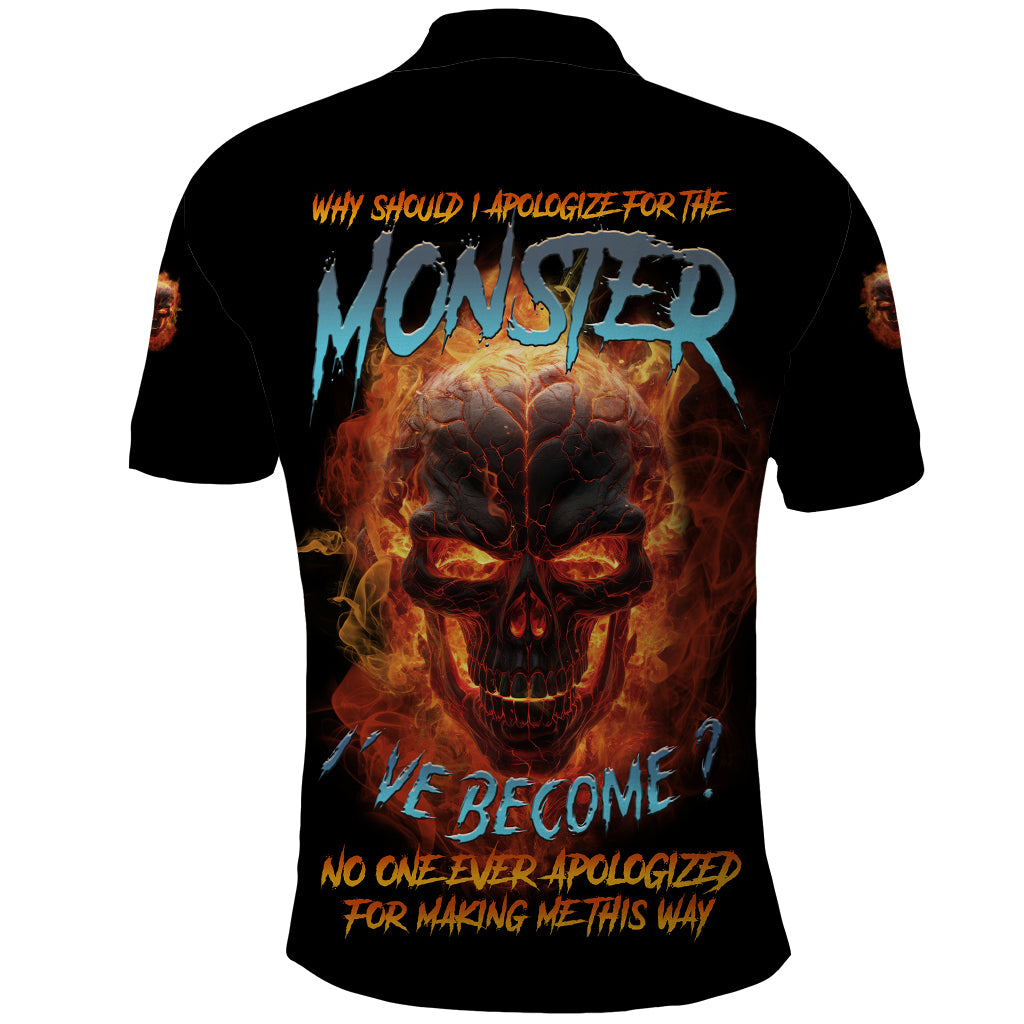 Why Should I Apologize For The Monster Polo Shirt - Wonder Print Shop