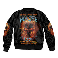 Why Should I Apologize For The Monster Sleeve Zip Bomber Jacket - Wonder Print Shop