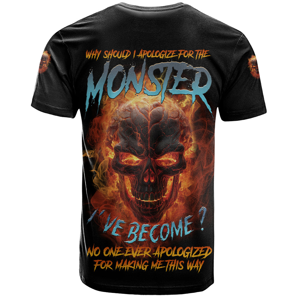 Why Should I Apologize For The Monster T Shirt - Wonder Print Shop