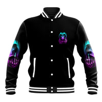 My Give A F Reaper Purple Baseball Jacket - Wonder Print Shop
