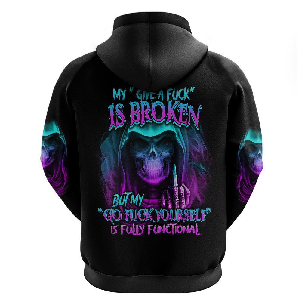 My Give A F Reaper Purple Hoodie - Wonder Print Shop