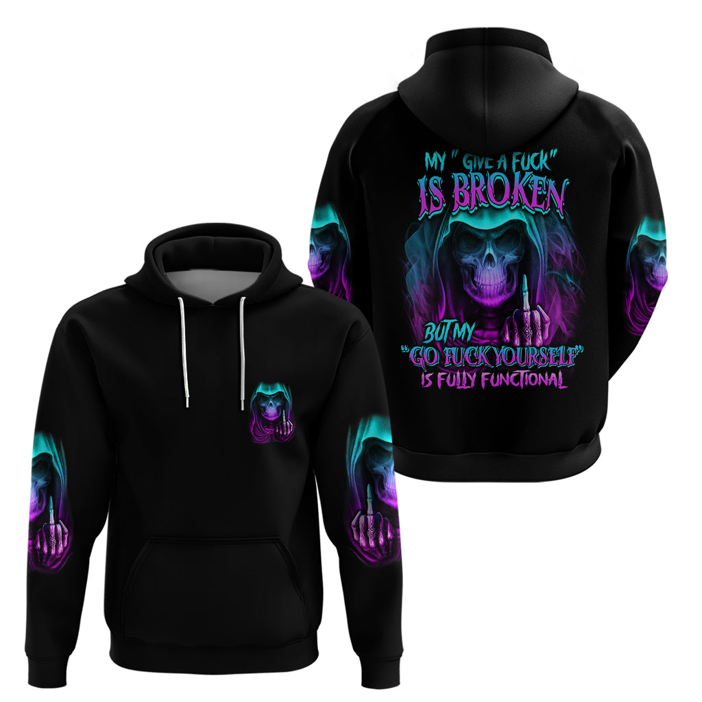 My Give A F Reaper Purple Hoodie - Wonder Print Shop