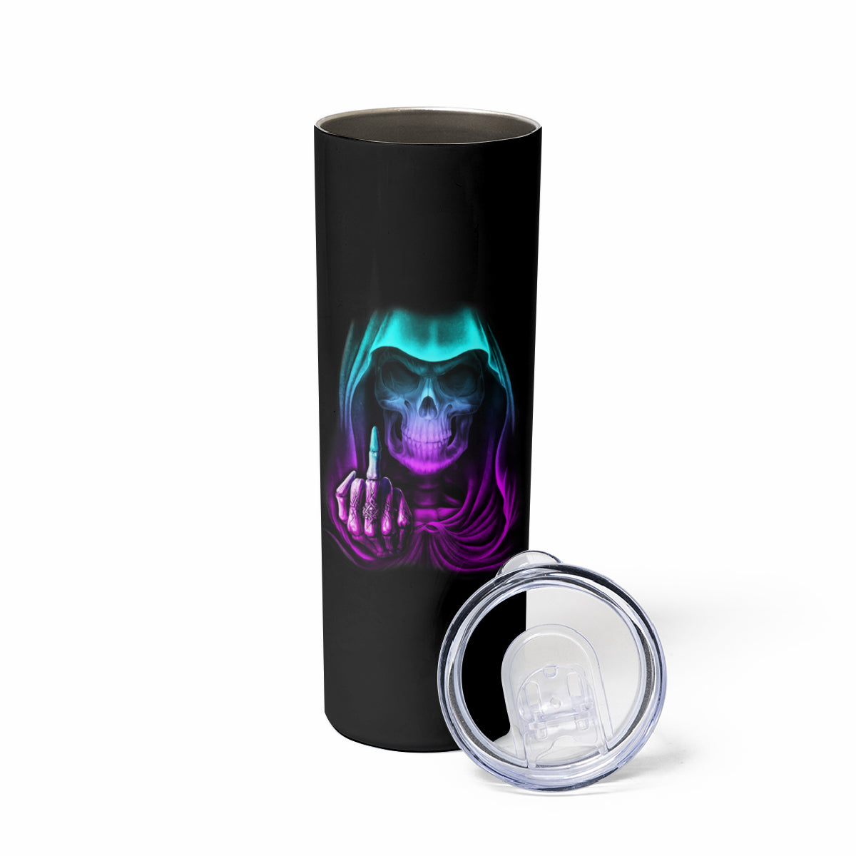 My Give A F Reaper Purple Skinny Tumbler - Wonder Print Shop