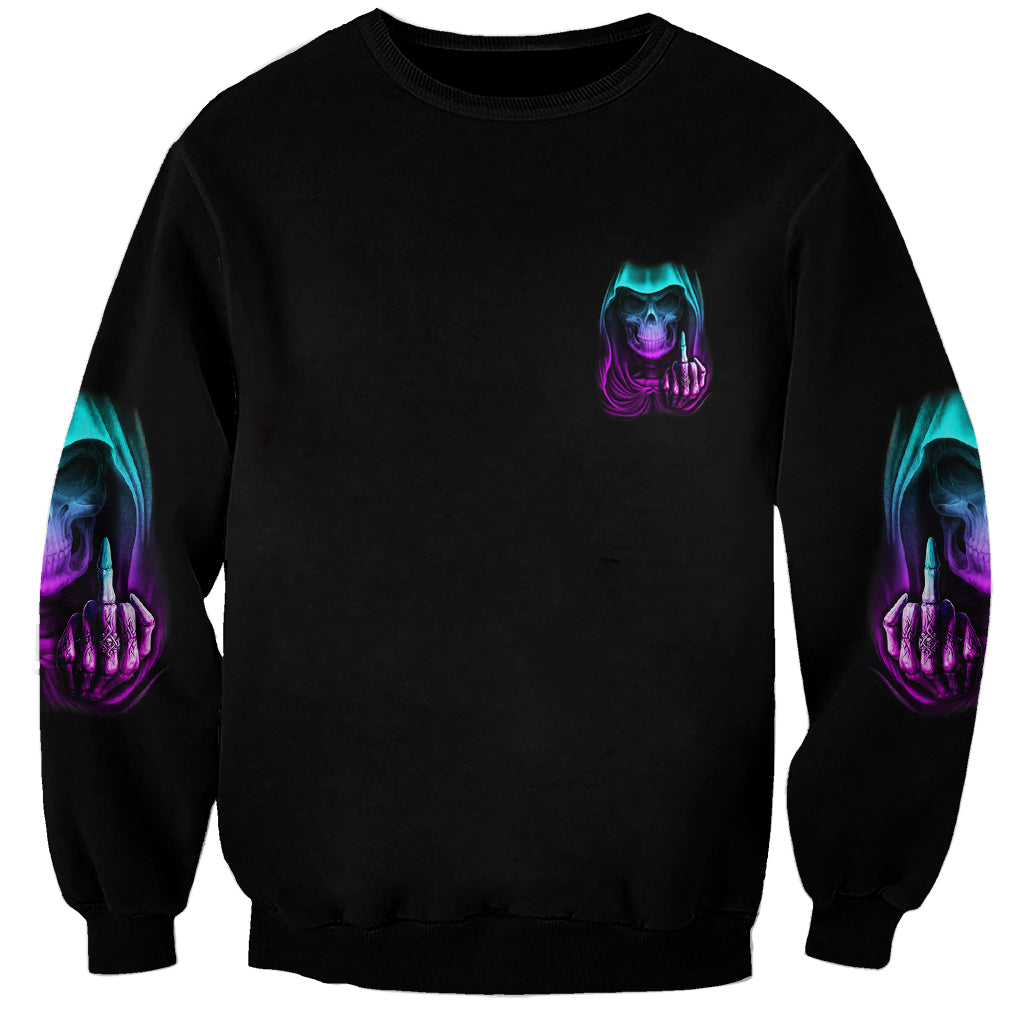 My Give A F Reaper Purple Sweatshirt - Wonder Print Shop
