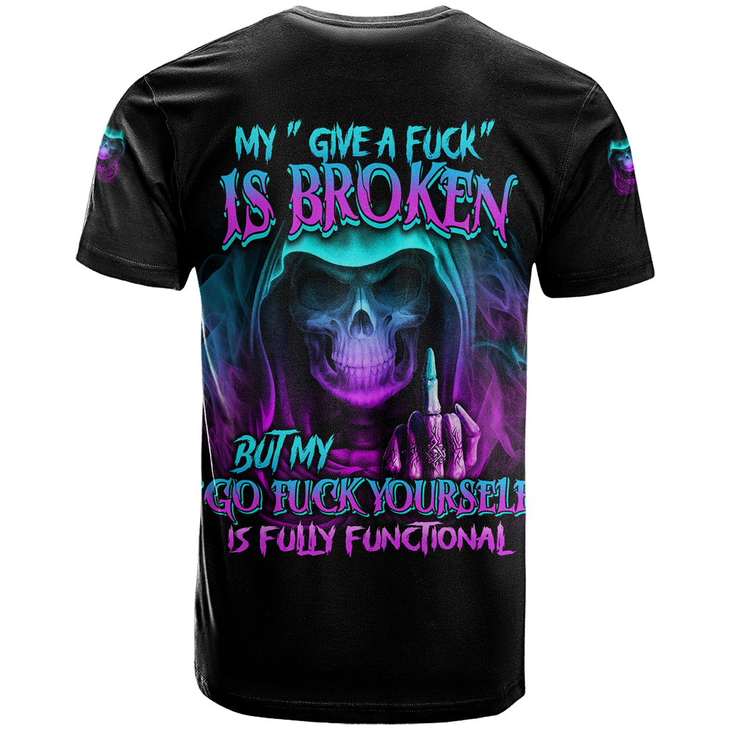 My Give A F Reaper Purple T Shirt - Wonder Print Shop