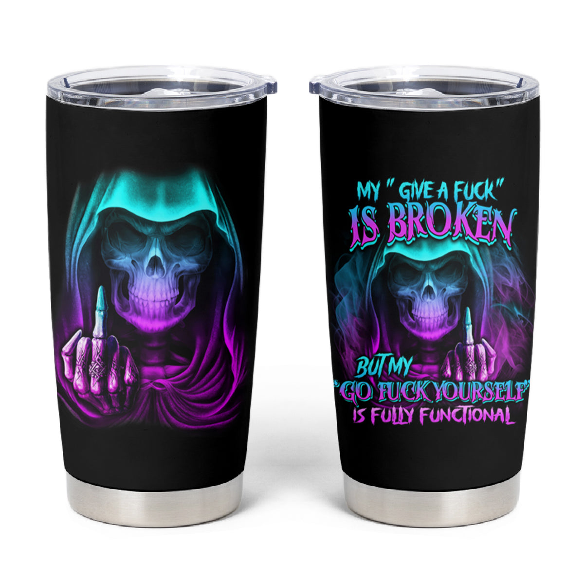 My Give A F Reaper Purple Tumbler Cup - Wonder Print Shop