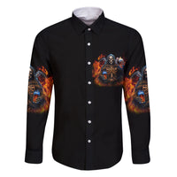 Drink With You Again Reaper Family Matching Long Sleeve Bodycon Dress and Hawaiian Shirt - Wonder Print Shop