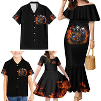 Drink With You Again Reaper Family Matching Mermaid Dress and Hawaiian Shirt - Wonder Print Shop