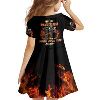 Drink With You Again Reaper Family Matching Short Sleeve Bodycon Dress and Hawaiian Shirt - Wonder Print Shop