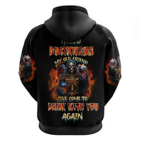 Drink With You Again Reaper Hoodie - Wonder Print Shop