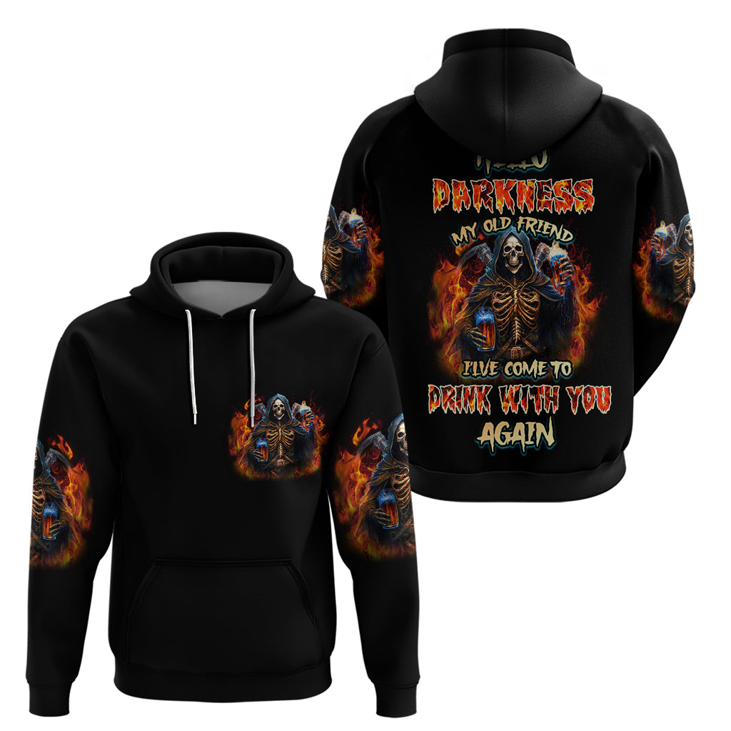 Drink With You Again Reaper Hoodie - Wonder Print Shop