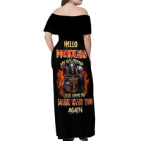 Drink With You Again Reaper Off Shoulder Maxi Dress - Wonder Print Shop