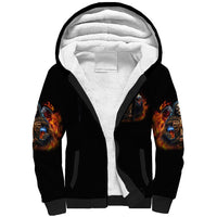 Drink With You Again Reaper Sherpa Hoodie - Wonder Print Shop
