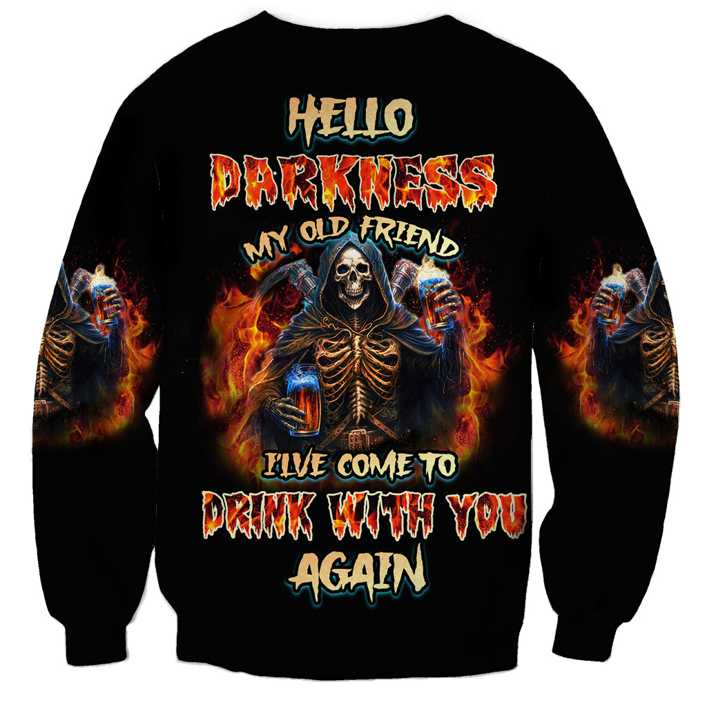 Drink With You Again Reaper Sweatshirt - Wonder Print Shop