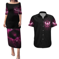 Karma Fairy Skull - In My Next Life Couples Matching Puletasi Dress and Hawaiian Shirt - Wonder Print Shop
