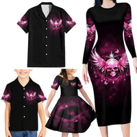 Karma Fairy Skull - In My Next Life Family Matching Long Sleeve Bodycon Dress and Hawaiian Shirt - Wonder Print Shop