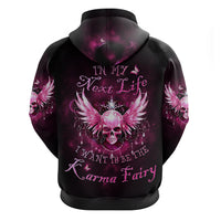 Karma Fairy Skull - In My Next Life Hoodie - Wonder Print Shop