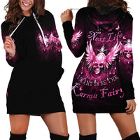 Karma Fairy Skull - In My Next Life Hoodie Dress - Wonder Print Shop