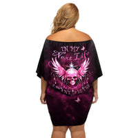 Karma Fairy Skull - In My Next Life Off Shoulder Short Dress - Wonder Print Shop