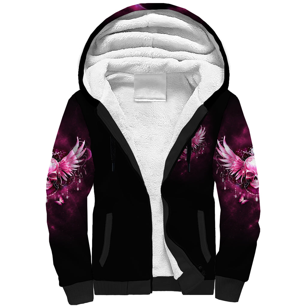 Karma Fairy Skull - In My Next Life Sherpa Hoodie - Wonder Print Shop