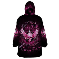 Karma Fairy Skull - In My Next Life Wearable Blanket Hoodie - Wonder Print Shop