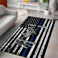 Personalized Motocross Rider Area Rug with Splash Pattern and Dirt Bike Jump Illustration - Wonder Print Shop