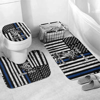 Personalized Motocross Rider Bathroom Set with Splash Pattern and Dirt Bike Jump Illustration - Wonder Print Shop