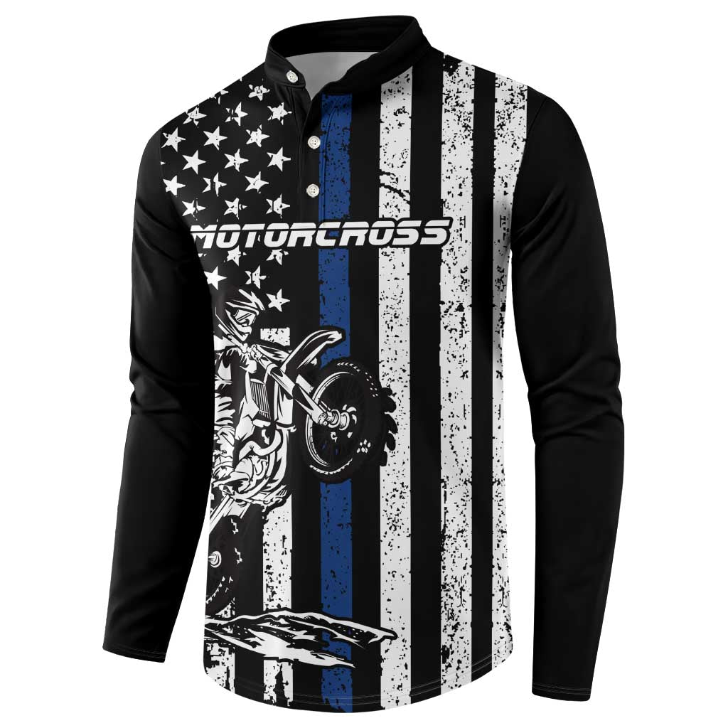 Personalized Motocross Rider Button Sweatshirt with Splash Pattern and Dirt Bike Jump Illustration - Wonder Print Shop