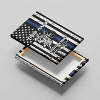 Personalized Motocross Rider Canvas Wall Art with Splash Pattern and Dirt Bike Jump Illustration - Wonder Print Shop