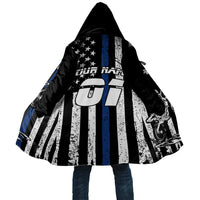 Personalized Motocross Rider Cloak with Splash Pattern and Dirt Bike Jump Illustration - Wonder Print Shop