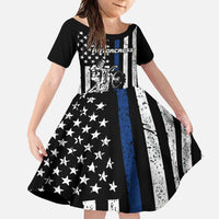 Personalized Motocross Rider Family Matching Short Sleeve Bodycon Dress and Hawaiian Shirt with Splash Pattern and Dirt Bike Jump Illustration - Wonder Print Shop