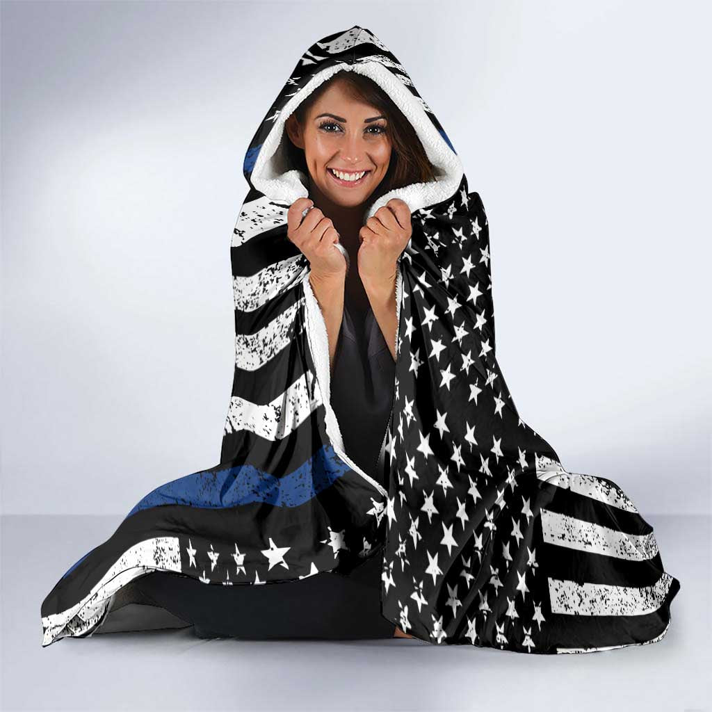 Personalized Motocross Rider Hooded Blanket with Splash Pattern and Dirt Bike Jump Illustration - Wonder Print Shop