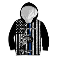 Personalized Motocross Rider Kid Hoodie with Splash Pattern and Dirt Bike Jump Illustration - Wonder Print Shop