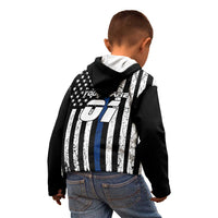 Personalized Motocross Rider Kid Hoodie with Splash Pattern and Dirt Bike Jump Illustration - Wonder Print Shop
