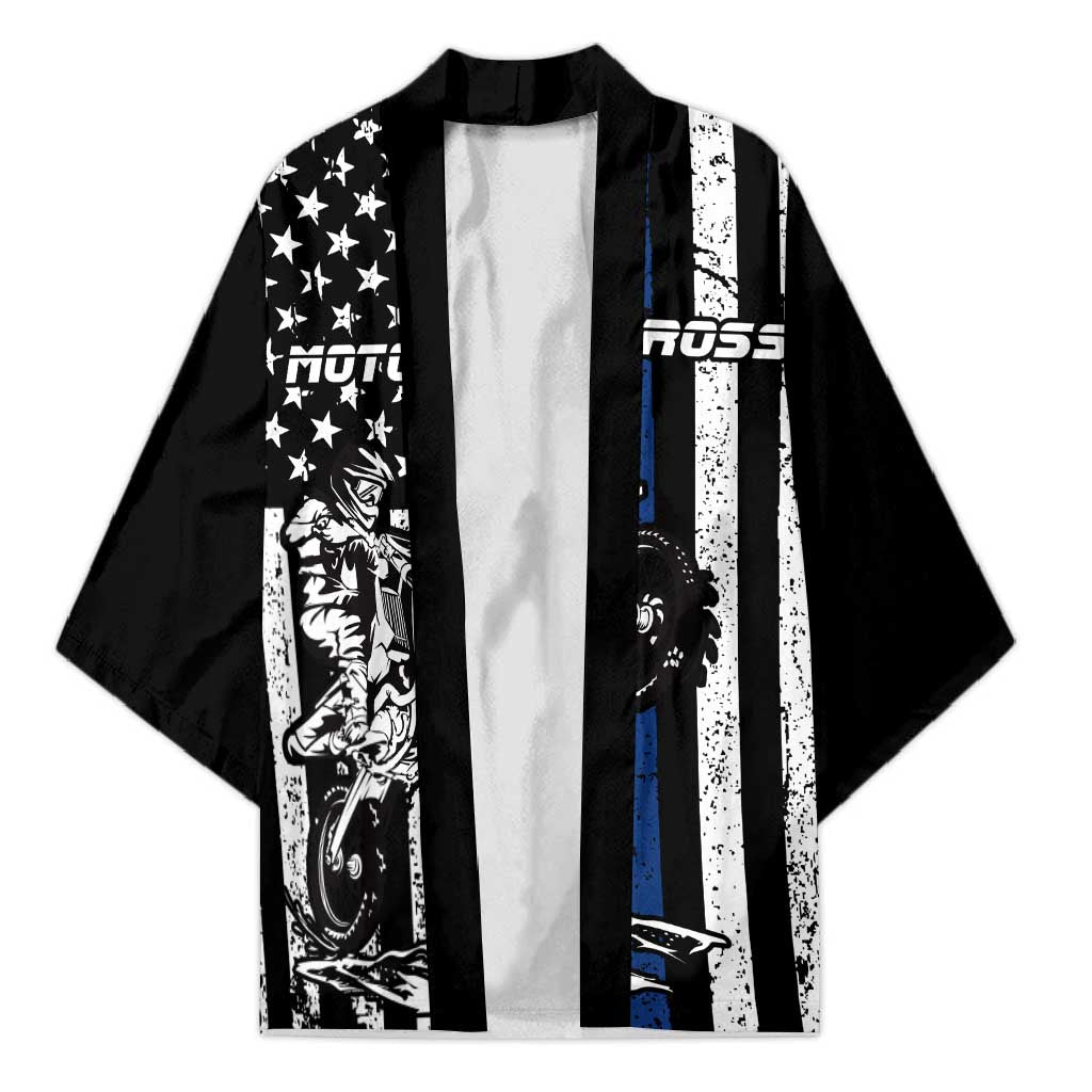 Personalized Motocross Rider Kimono with Splash Pattern and Dirt Bike Jump Illustration - Wonder Print Shop