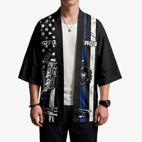 Personalized Motocross Rider Kimono with Splash Pattern and Dirt Bike Jump Illustration - Wonder Print Shop