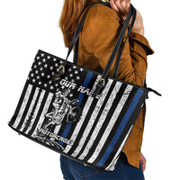 Personalized Motocross Rider Leather Tote Bag with Splash Pattern and Dirt Bike Jump Illustration - Wonder Print Shop