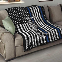 Personalized Motocross Rider Quilt with Splash Pattern and Dirt Bike Jump Illustration - Wonder Print Shop