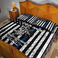 Personalized Motocross Rider Quilt Bed Set with Splash Pattern and Dirt Bike Jump Illustration - Wonder Print Shop